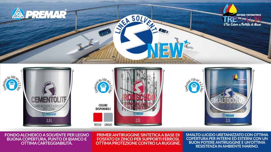 LINEA SOLVENTI, NOVITA' 2018!!!