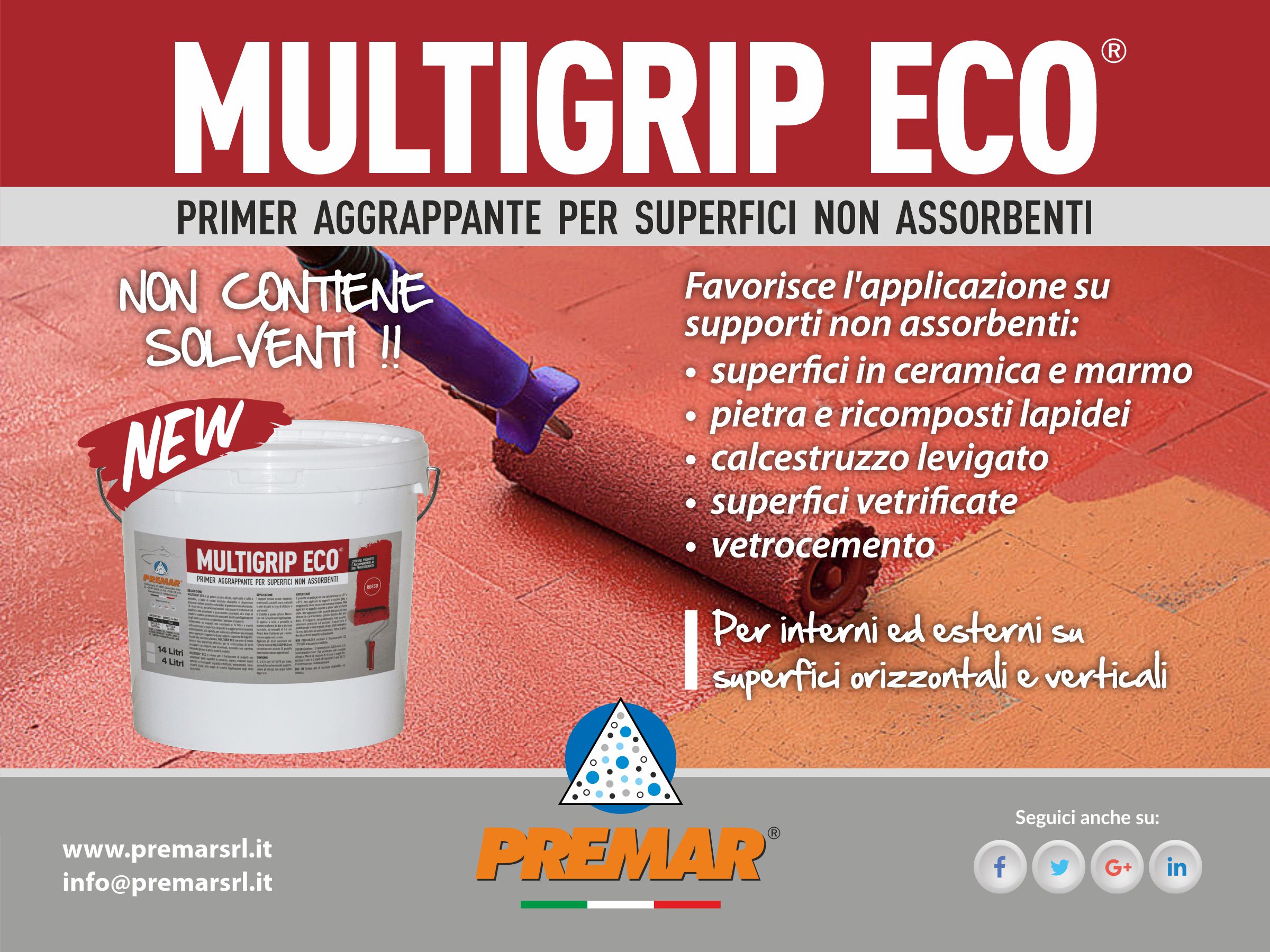 MULTIGRIP ECO: primer aggrappante all’acqua