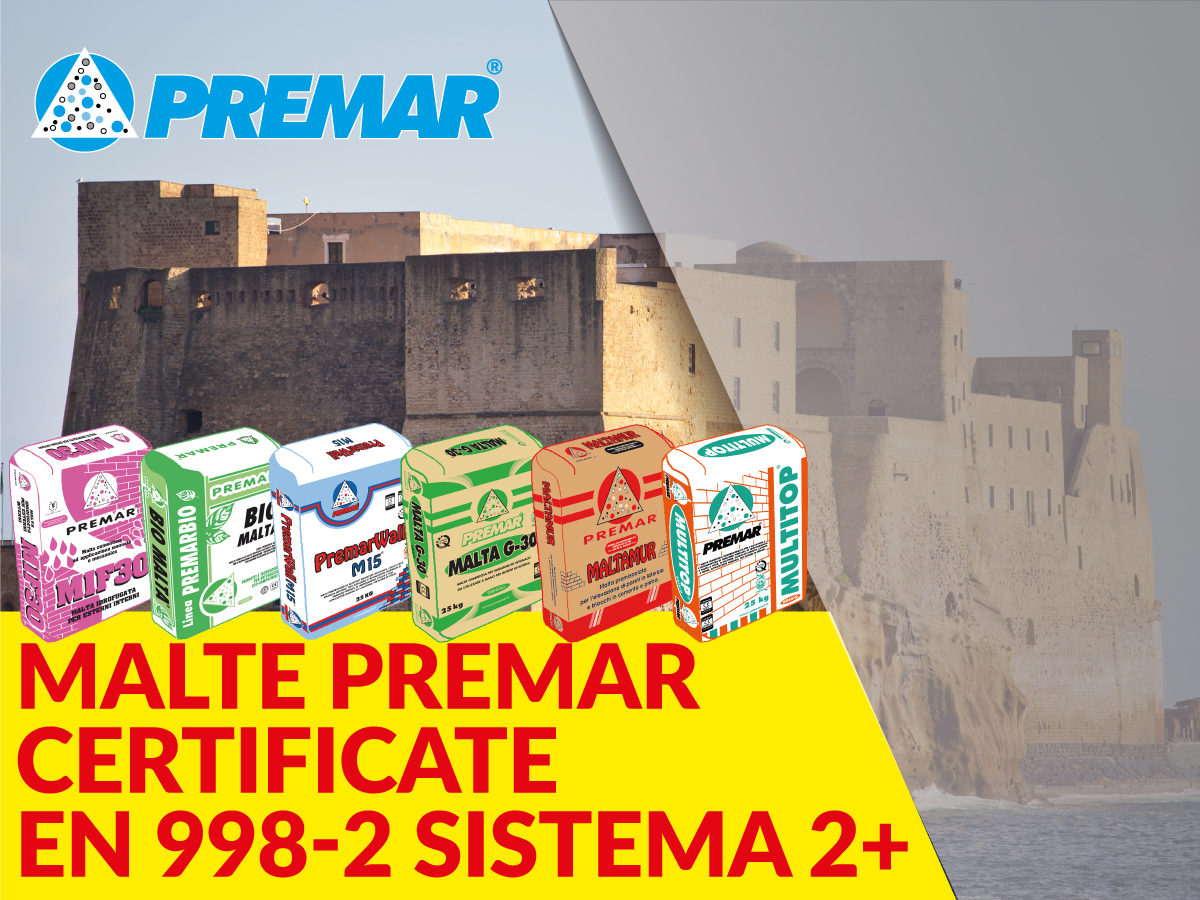 NUOVA CERTIFICAZIONE MALTE PREMAR