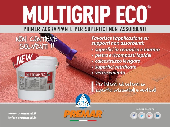 MULTIGRIP ECO: primer aggrappante all’acqua